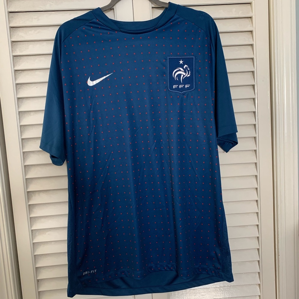 France National Team Nike Soccer Training Jersey 22/23 - Gem